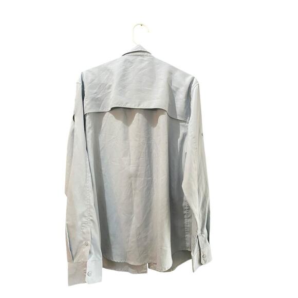 Stormtech Performance Blue Long Sleeves Button Down Shirt Size Large - Picture 4 of 5